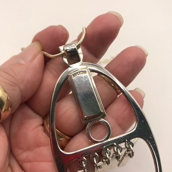 Vintage Avon Southwestern Style Pendant Necklace - Picture 6 of 10